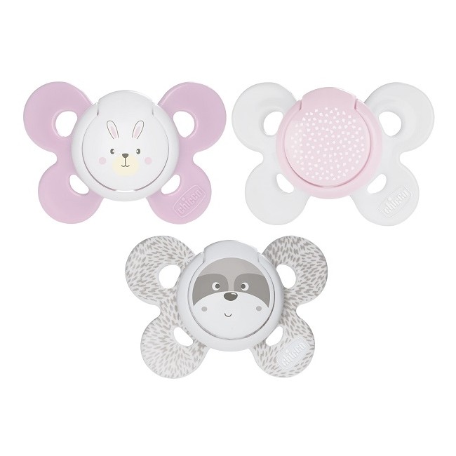 CHICCO SUCCHIETTO COMFORT GIRL SILICONE 0-6 MESI 2 PEZZI CHICCO SUCCHIETTO COMFORT GIRL SILICONE 0-6 MESI 2 PEZZI