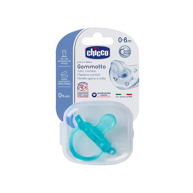 CHICCO GOMMOTTO IN SILICONE BOY 0-6 MESI 1 PEZZO CHICCO GOMMOTTO IN SILICONE BOY 0-6 MESI 1 PEZZO