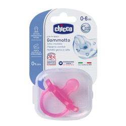 CHICCO GOMMOTTO IN SILICONE GIRL 0-6 MESI 1 PEZZO