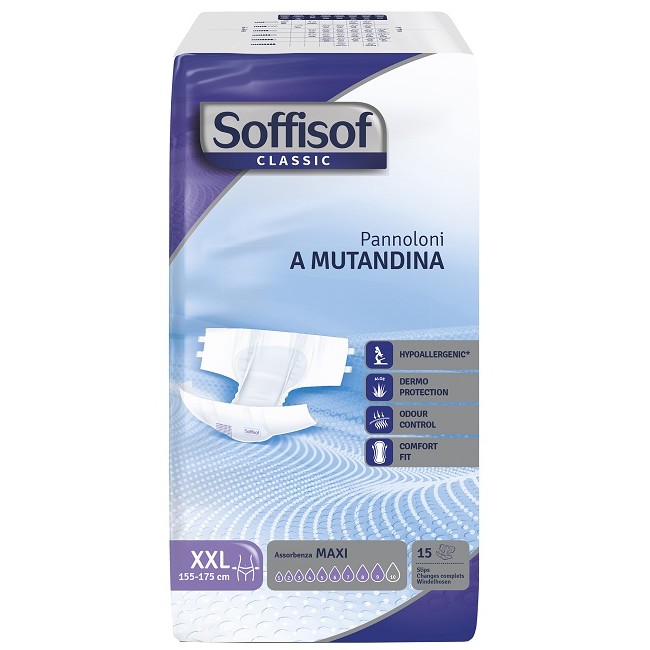 PANNOLINO MUTANDINA SOFFISOF CLASIC MAXI XXL 15 PEZZI PANNOLINO MUTANDINA SOFFISOF CLASIC MAXI XXL 15 PEZZI