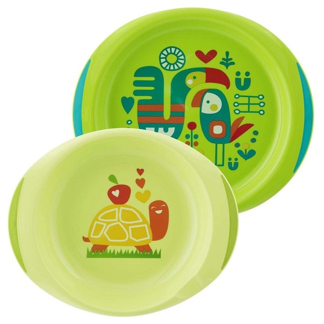 CHICCO PIATTO FONDO E PIANO 12M+ VERDE CHICCO PIATTO FONDO E PIANO 12M+ VERDE