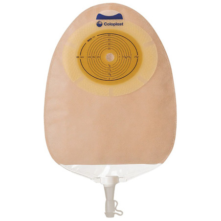 SACCA TRASPARENTE SISTEMA MONOPEZZO PER UROSTOMIA CON MULTICHAMBER SENSURA RITAGLIABILE 15/33 MM MAXI 400 ML 10 PEZZI