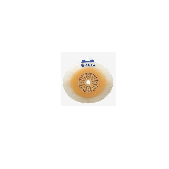 PLACCA PER ILEOSTOMIA E COLOSTOMIA SISTEMA A 2 PEZZI SENSURA CLICK FORO 10-55MM FLANGIA 60MM 5 PEZZI