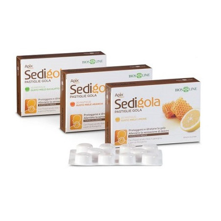 APIX PROPOLI SEDIGOLA MIELE/ARANCIA DI SICILIA 20 PASTIGLIE
