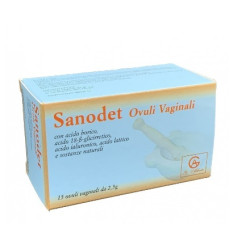 SANODET 15 OVULI VAGINALI 2,5 G