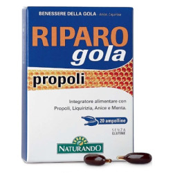 RIPARO GOLA PROPOLI 20 AMPOLLE BEVIBILI