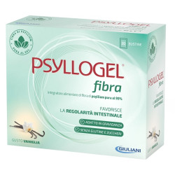 Confezione da 20 bustine Di Psyllogel Fibra vaniglia Integratore per la stitichezza