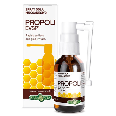 PROPOLI EVSP SPRAY GOLA MUCOADESIVO SENZA ALCOL 20ML PROPOLI EVSP SPRAY GOLA MUCOADESIVO SENZA ALCOL 20ML