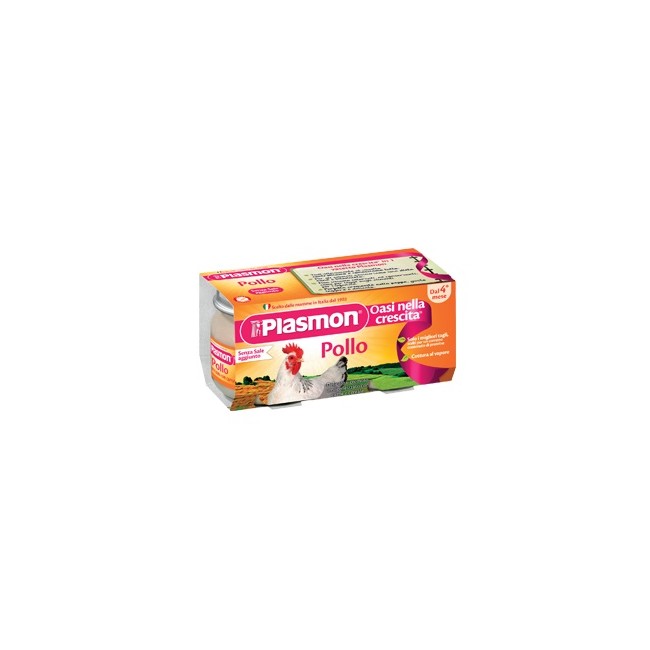 PLASMON OMOGENEIZZATO POLLO 80 G X 2 PEZZI PLASMON OMOGENEIZZATO POLLO 80 G X 2 PEZZI