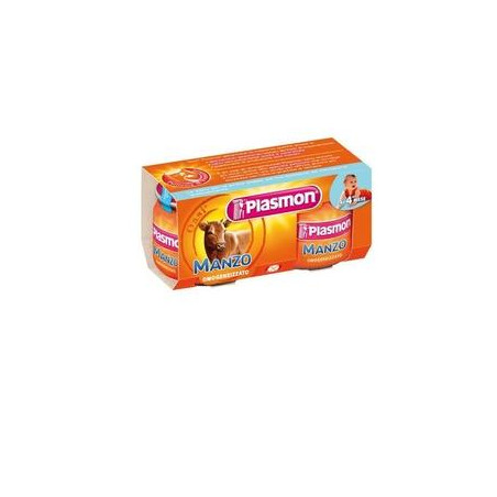 PLASMON OMOGENEIZZATO MANZO 80 G X 2 PEZZI