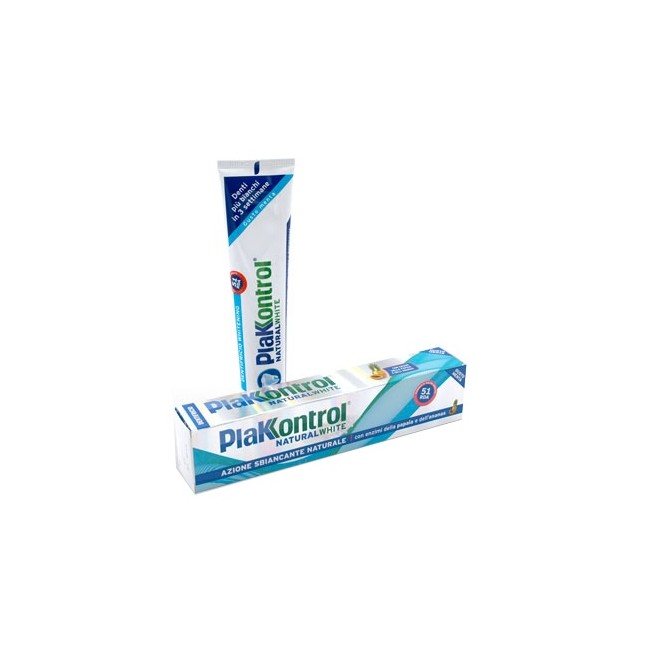 PLAKKONTROL NATURAL WHITE DENTIFRICIO 100 G PLAKKONTROL NATURAL WHITE DENTIFRICIO 100 G