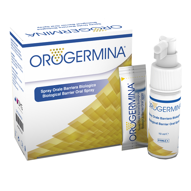OROGERMINA SPRAY ORALE 2 FLACONI X 10 ML + 2 BUSTINE 1,15 G DI LIOFILIZZATO + 2 NEBULIZZATORI ORALI OROGERMINA SPRAY ORALE 2 FLACONI X 10 ML + 2 BUSTINE 1,15 G DI LIOFILIZZATO + 2 NEBULIZZATORI ORALI
