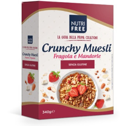 NUTRIFREE CRUNCHY MIX FRAGOLE E MANDORLE 340 G