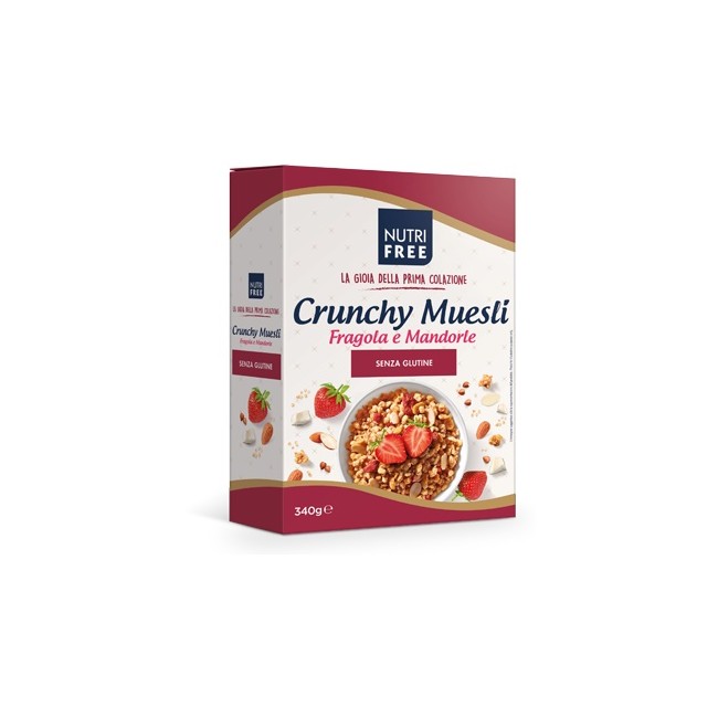 NUTRIFREE CRUNCHY MIX FRAGOLE E MANDORLE 340 G NUTRIFREE CRUNCHY MIX FRAGOLE E MANDORLE 340 G