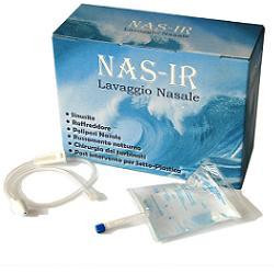 SOLUZIONE FISIOLOGICA ISOTONICA STERILE NASIR IN SCATOLA CON10 SACCHE VERSIONE LUER LOCK DA 250ML