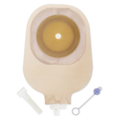 SACCA URO TRASPARENTE CON BARRIERA IDROCOLLOIDALE A SPESSOREDIFFERENZIATO AUTOPORTANTE A PROTEZIONE TOTALE CON BORDO ADESIVO NON