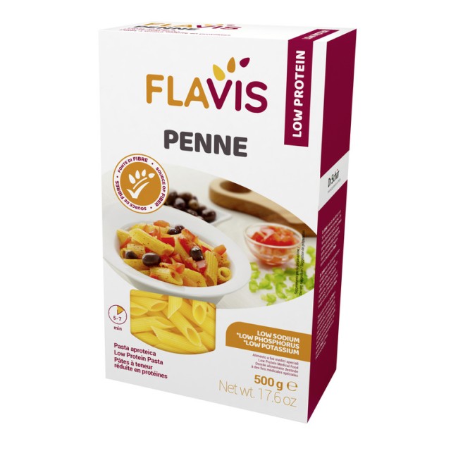 FLAVIS PENNE APROTEICHE 500 G FLAVIS PENNE APROTEICHE 500 G