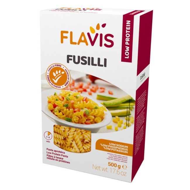 FLAVIS FUSILLI APROTEICI 500 G FLAVIS FUSILLI APROTEICI 500 G