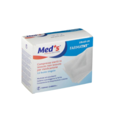 GARZA COMPRESSA MEDS TESSUTO NON TESSUTO 18X40CM 12 PEZZI