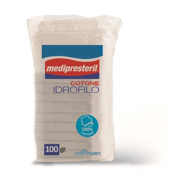 COTONE IDROFILO FU MEDIPRESTERIL CONFEZIONE DA 100GRAMMI COTONE IDROFILO FU MEDIPRESTERIL CONFEZIONE DA 100GRAMMI