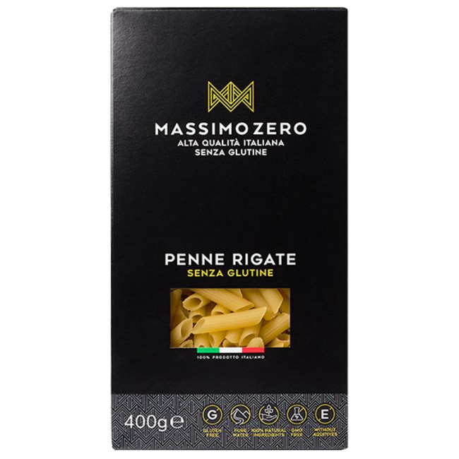 MASSIMO ZERO PENNE RIGATE 400 G MASSIMO ZERO PENNE RIGATE 400 G