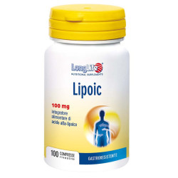 LONGLIFE LIPOIC 100 MG 100 CAPSULE
