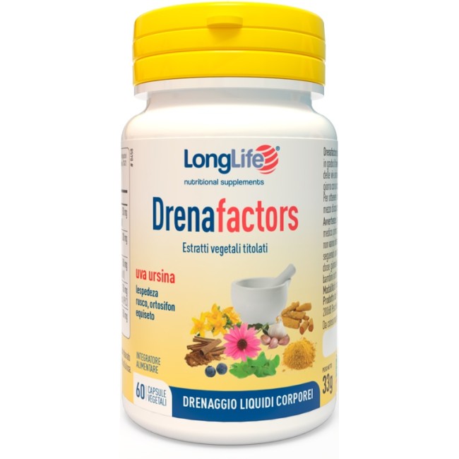 LONGLIFE DRENAFACTORS 60 CAPSULE LONGLIFE DRENAFACTORS 60 CAPSULE