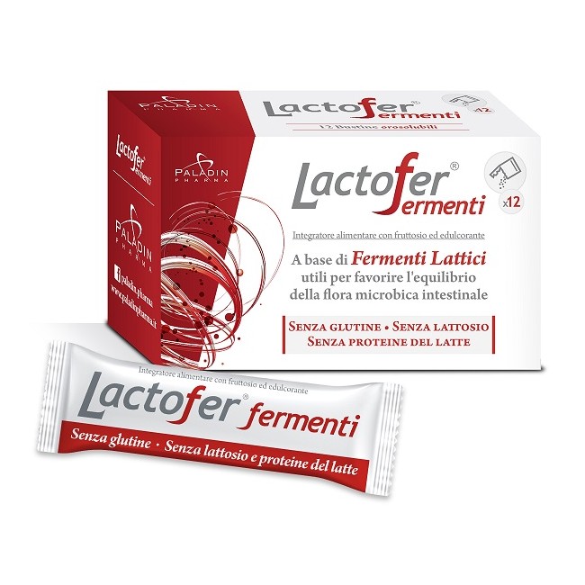 LACTOFER FERMENTI 12 BUSTINE OROSOLUBILI LACTOFER FERMENTI 12 BUSTINE OROSOLUBILI