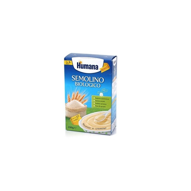 HUMANA SEMOLINO BIOLOGICO 230 G HUMANA SEMOLINO BIOLOGICO 230 G