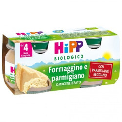 HiPP Biologico Omogeneizzato Formaggino E Parmigiano 2x80g