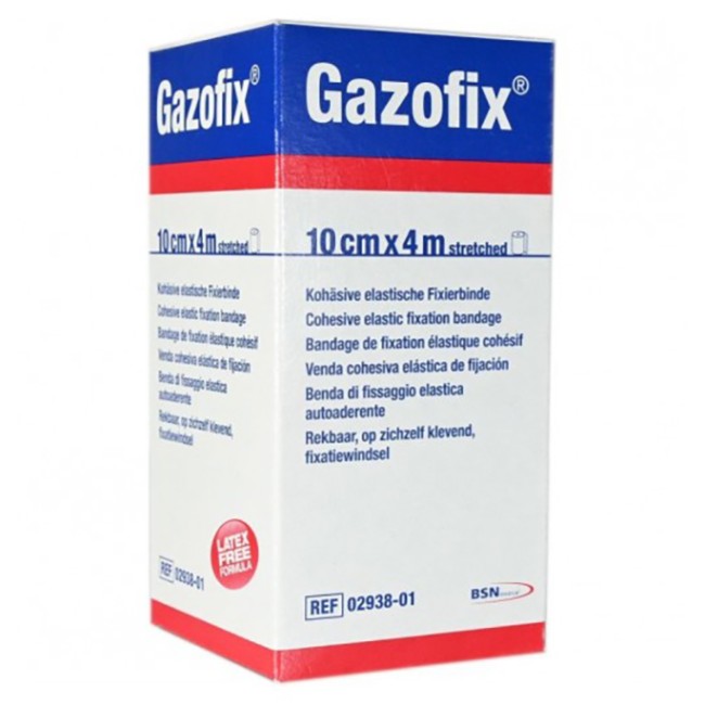 BENDA ELASTICA AUTOADESIVA GAZOFIX 10X400 CM BENDA ELASTICA AUTOADESIVA GAZOFIX 10X400 CM