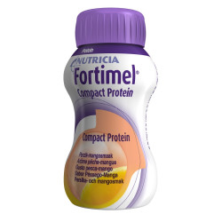NUTRICIA FORTIMEL COMPACT PROTEIN GUSTO PESCA E MANGO 4 BOTTIGLIE DA 125 ML