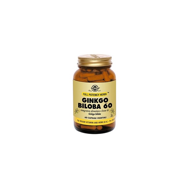 Solgar Ginkgo Biloba 60 60 Capsule Vegetali Solgar Ginkgo Biloba 60 60 Capsule Vegetali