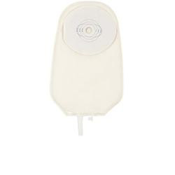 SACCA UROSTOMIA MINI TRASPARENTE CON BARRIERA PROTETTIVA IN STOMAHESIVE VALVOLA ANTIREFLUSSO E RIVESTIMENTO IN TESSUTO ESTEEM UR