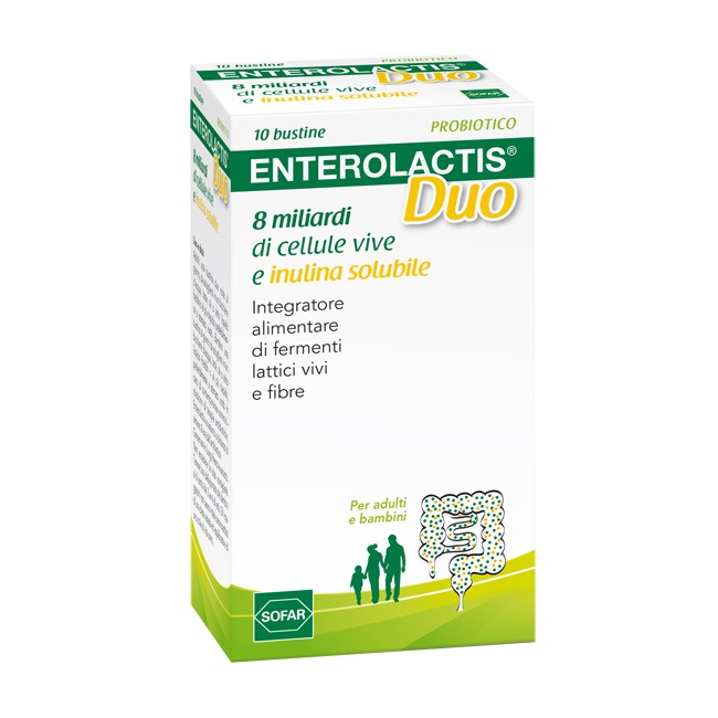 ENTEROLACTIS DUO POLVERE 10 BUSTINE ENTEROLACTIS DUO POLVERE 10 BUSTINE