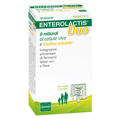 ENTEROLACTIS DUO POLVERE 10 BUSTINE ENTEROLACTIS DUO POLVERE 10 BUSTINE