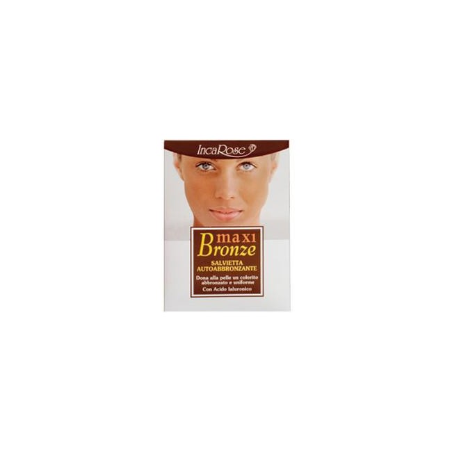 IncaRose Maxi Bronze Salviette Autoabbronzanti 7 Salviette Monouso IncaRose Maxi Bronze Salviette Autoabbronzanti 7 Salviette Monouso