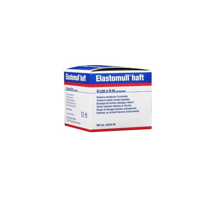BENDA ELASTICA AUTOADESIVA ELASTOMULL HAFT COMPRESSIONE FORTE 4X400 CM BENDA ELASTICA AUTOADESIVA ELASTOMULL HAFT COMPRESSIONE FORTE 4X400 CM