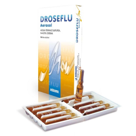 DROSEFLU FIALE AEROSOL ACQUA TERMALE SULFUREA 10 FIALE DA 2 ML DROSEFLU FIALE AEROSOL ACQUA TERMALE SULFUREA 10 FIALE DA 2 ML