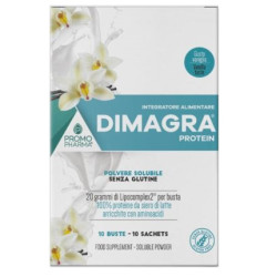 DIMAGRA PROTEIN POLVERE SOLUBILE GUSTO VANIGLIA 10 BUSTINE