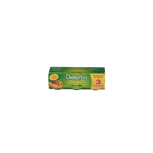 DIETERBA OMOGENEIZZATO BANANA 3 X 80 G DIETERBA OMOGENEIZZATO BANANA 3 X 80 G