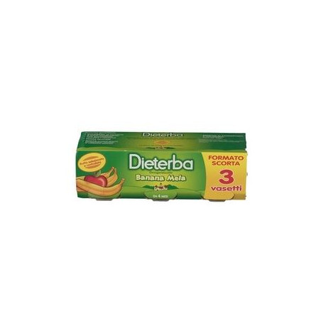 DIETERBA OMOGENEIZZATO BANANA 3 X 80 G DIETERBA OMOGENEIZZATO BANANA 3 X 80 G