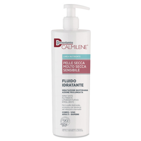 DERMOVITAMINA CALMILENE FLUIDO IDRATANTE PER PELLE SECCA, MOLTO SECCA E SENSIBILE 500 ML