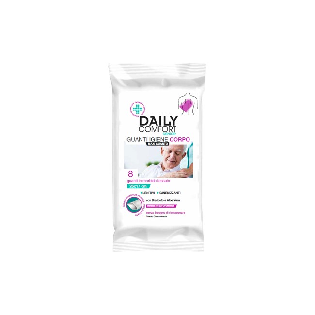 DAILY COMFORT SENIOR GUANTO DETERGENTE 8 PEZZI DAILY COMFORT SENIOR GUANTO DETERGENTE 8 PEZZI