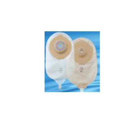 SACCA PER UROSTOMIA TRASPARENTE RITAGLIABILE CONVEX URO CON CONVESSITA' MORBIDA DIAMETRO 13-32 MM INIZIO CONVESSITA' 32 MM 10 PE