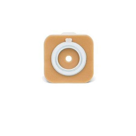 PLACCA CON FLANGIA E BARRIERA PROTETTIVA CON IDROCOLLOIDI A PROFILO SOTTILE DISPOSITIVO 2 PEZZI CON SISTEMA DI AGGANCIO ATRAUMAT