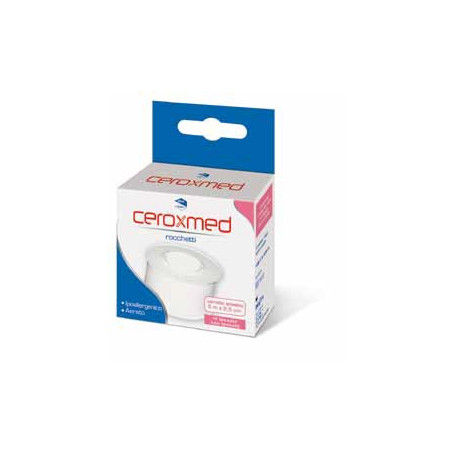 CEROTTO ADESIVO IN ROCCHETTO CEROXMED IN TESSUTO NON TESSUTO AERATO IPOALLERGENICO BIANCO 500X2,5 CM 1 PEZZO