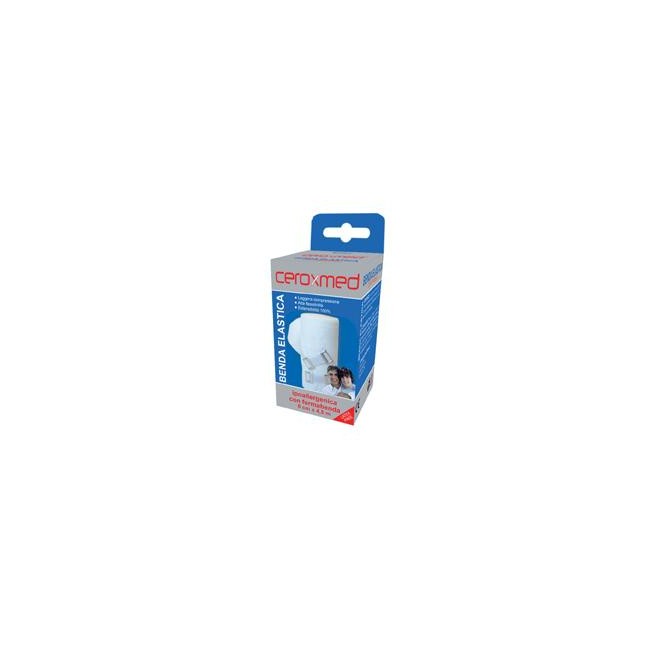 BENDA ELASTICA CEROXMED 8X450 CM CON GANCIO 1 PEZZO BENDA ELASTICA CEROXMED 8X450 CM CON GANCIO 1 PEZZO