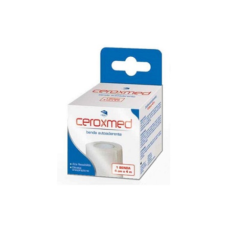 BENDA ELASTICA AUTOADERENTE CEROXMED 4 X 400 CM 1 PEZZO