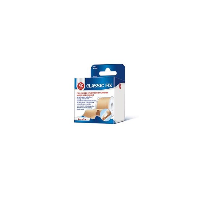 CEROTTO IN ROCCHETTO PIC CLASSIC FIX TELA 1,25CMX500 CM CON FUSTELLA CEROTTO IN ROCCHETTO PIC CLASSIC FIX TELA 1,25CMX500 CM CON FUSTELLA
